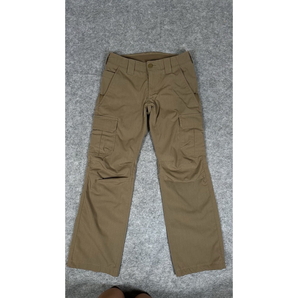 Under Armour Storm Pants Women's 4 Brown Ripstop Cargo Tactical Patrol Utility